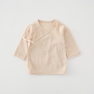 GX7-7216网眼款护肚斜襟衣Mesh style belly protection diagonal lapel top