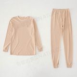 MD-7780彩棉男士保暖内衣二件套Men's underwear two-piece set